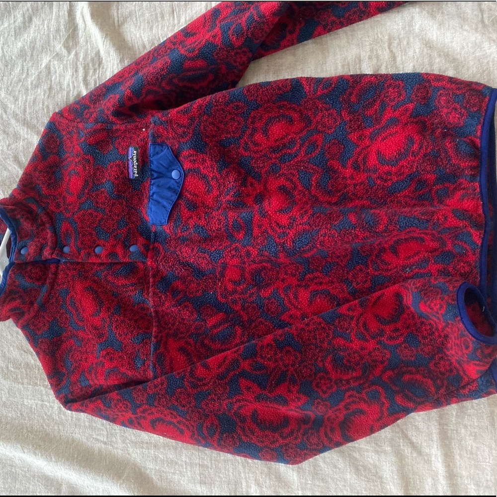 Unique Style Patagonia Synchilla Red/Blue